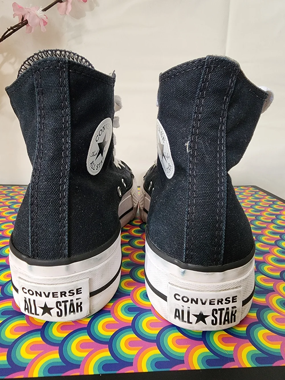 Converse All Star Lift Platform High Top - Black 560845F - Size 5 - Picture 4 of 11